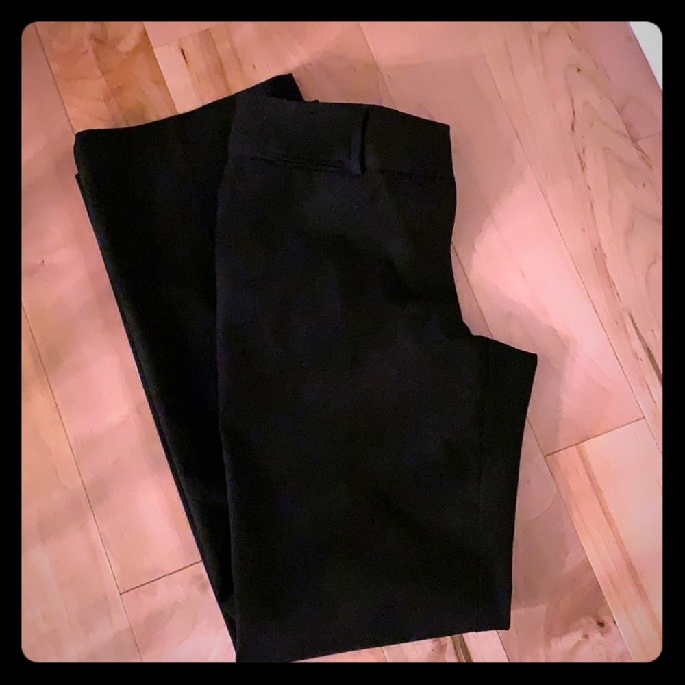 Black wide leg pants